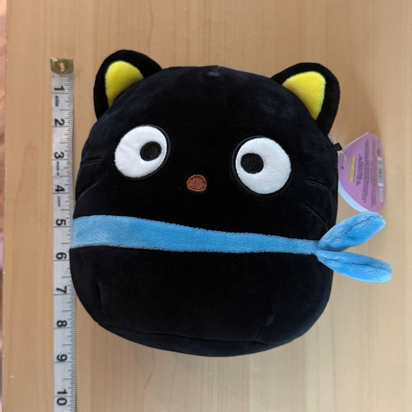 Squishmallows Black and Yellow Cat Plush - Picture 4 of 5